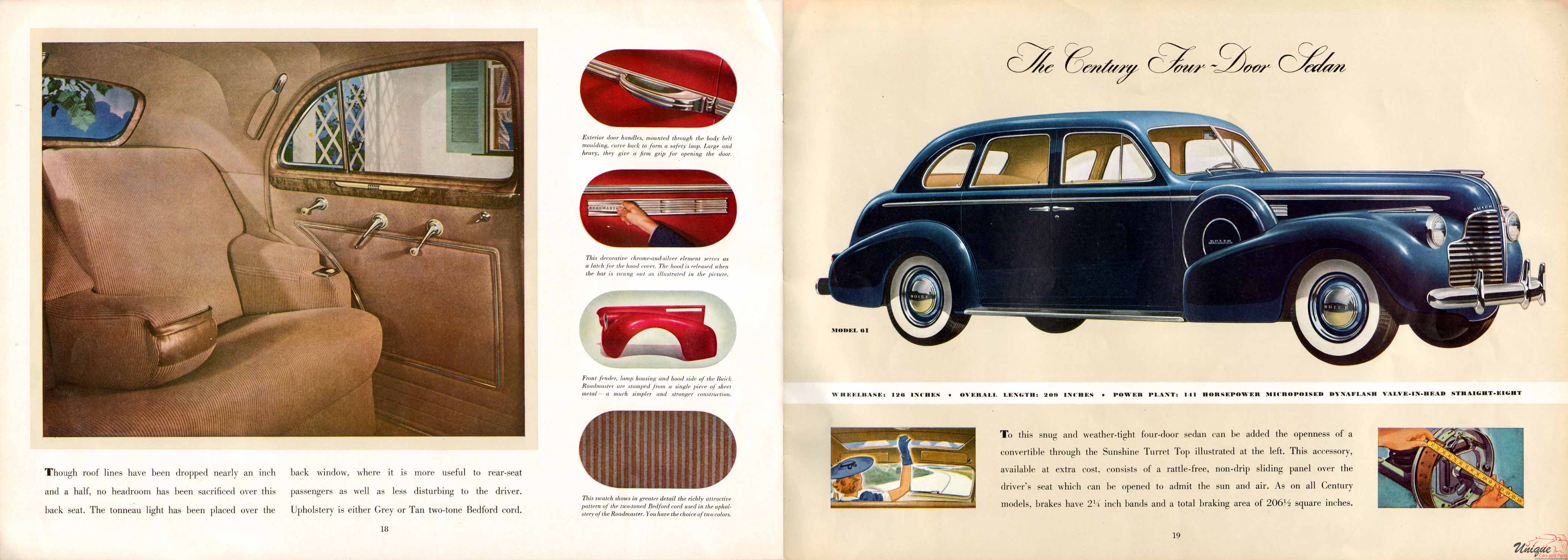 1940 Buick Brochure Page 4